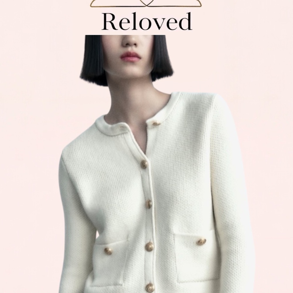 Talbots Cream Cardigan Sweater